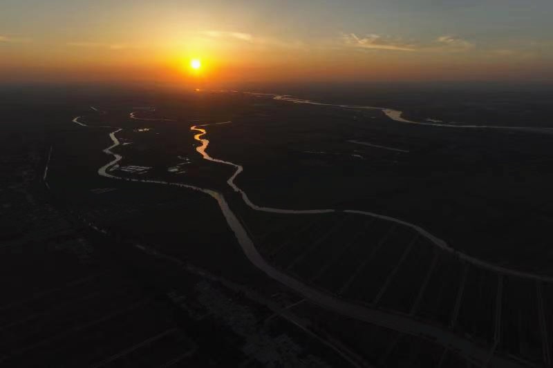 汉惠渠大坝段